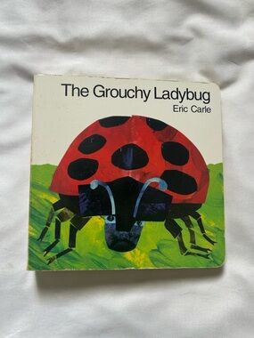 3/$10🎒 Grouchy Ladybug board book by Eric Carle